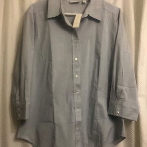 Button down dress blouse.